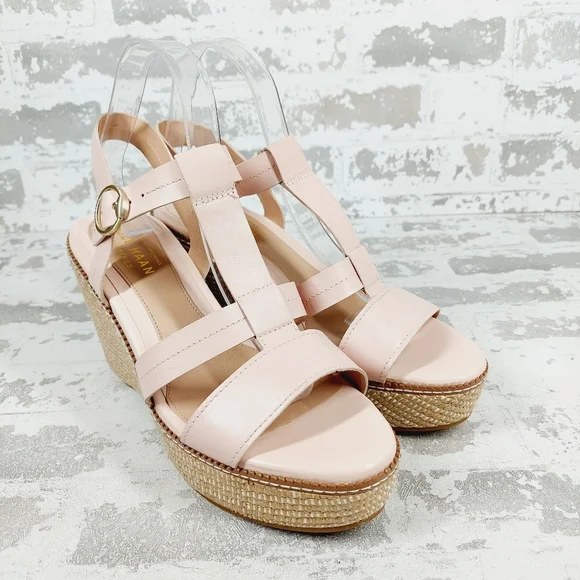 NEW Cole Haan Women's Cloudfeel All Day Wedge Summer Sandals W613 - Picture 4 of 13